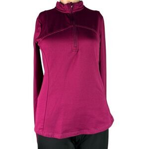 Spyder Magenta 3/4 Pullover Sweatshirt